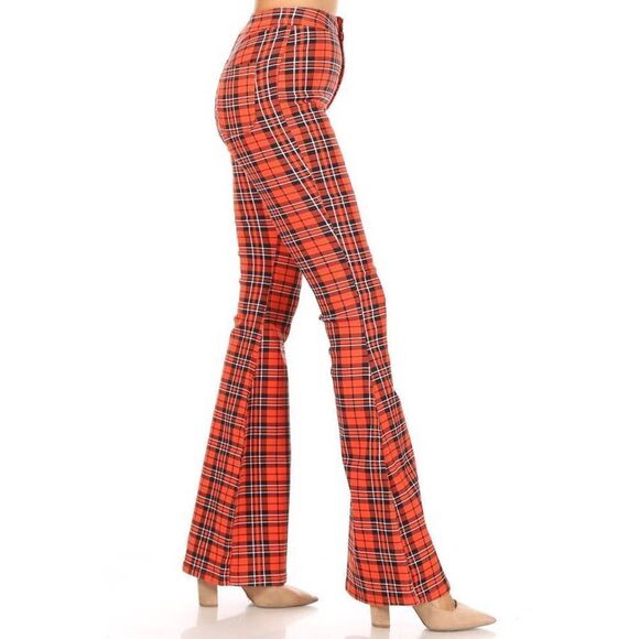 High Rise Plaid Pants - Picture 5 of 6